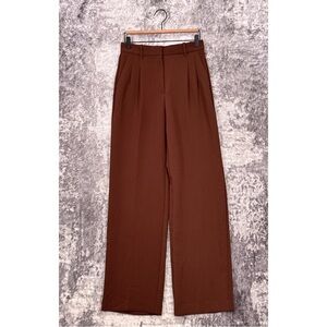Wilfred Espresso Wide Leg Pants Red Brown